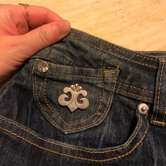 New Dereon Wings of Angles Jeans Size 27/28 - Picture 6 of 7